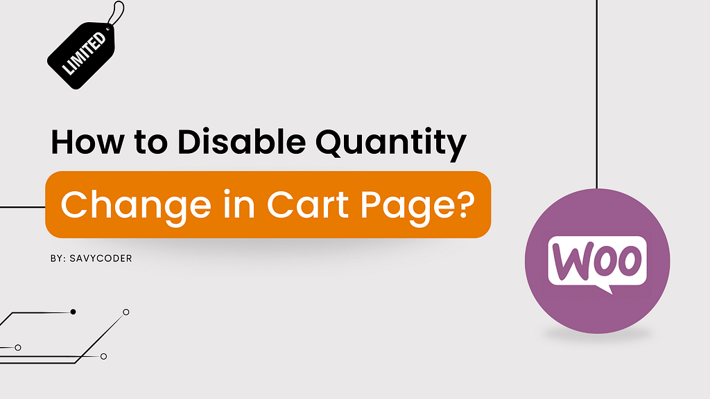 woocommerce disable quantity change in cart