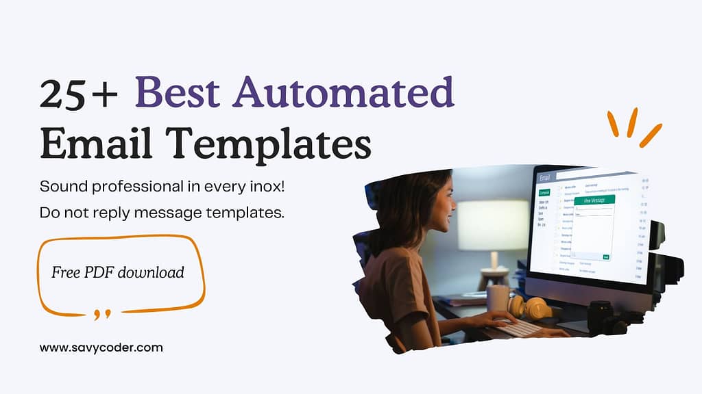 automated email do not reply message template