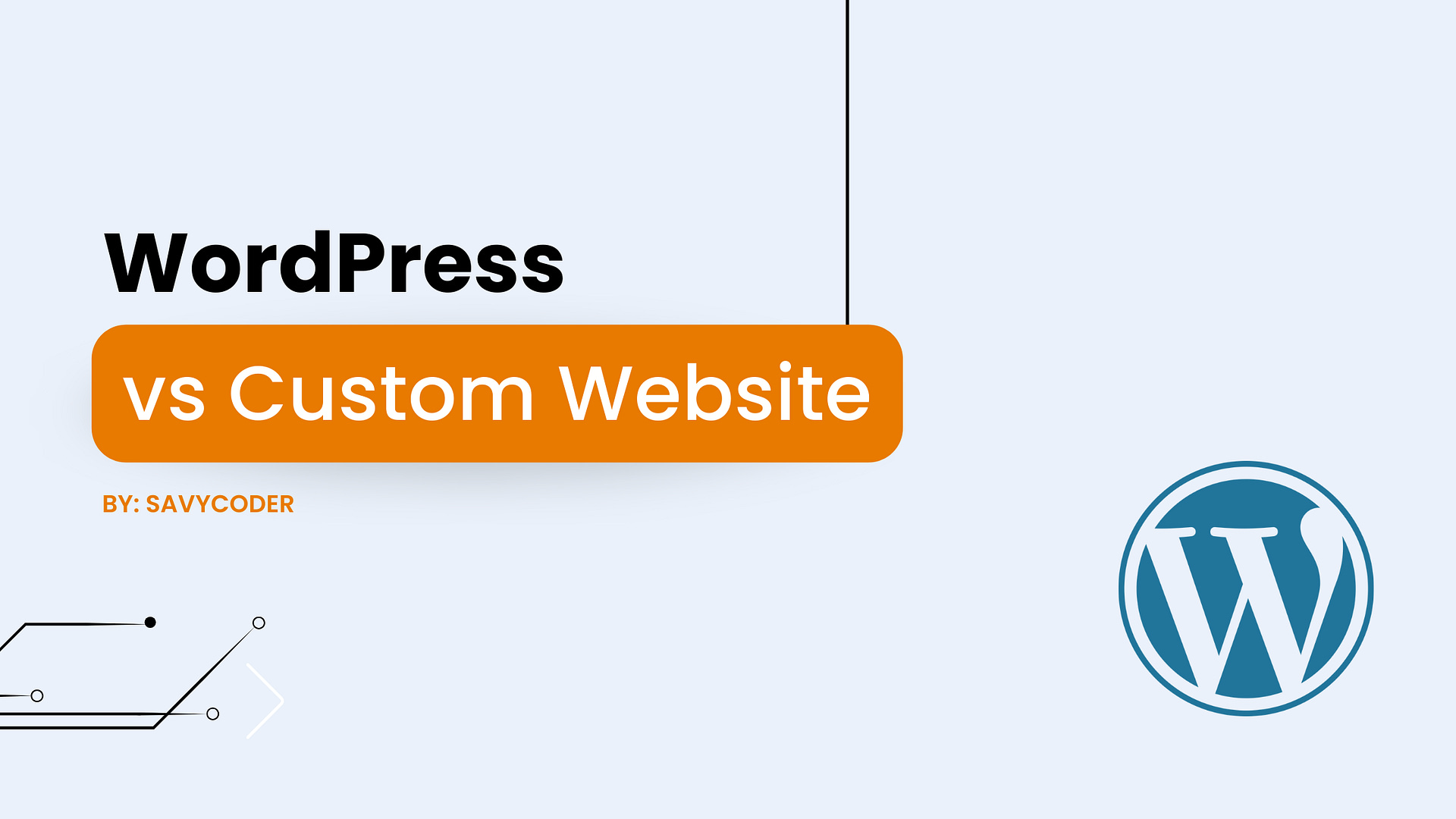 wordpress vs custom website