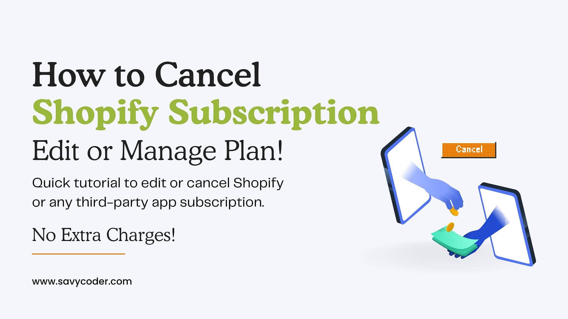 how to cancel shopify subscription