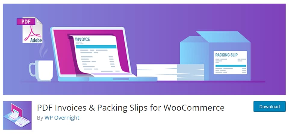 PDF invoices must have woocommerce plugins