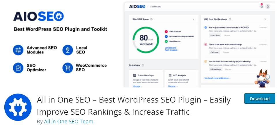 best seo plugin for woocommerce aiseo
